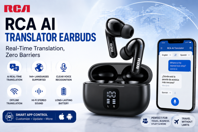 RCA AI Translator Earbuds
