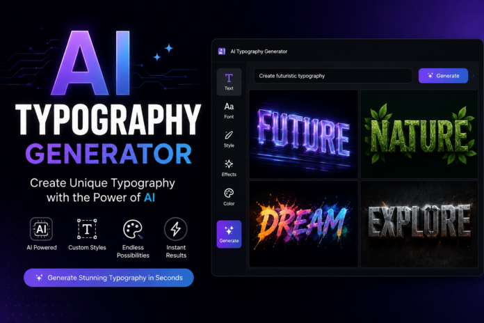 AI Typography Generator