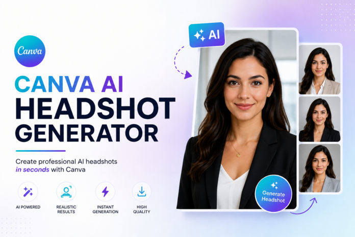 Canva AI Headshot Generator